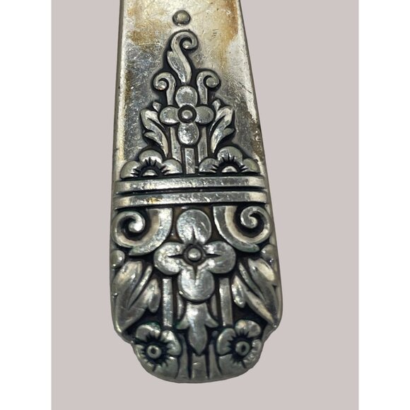 SL&GH Rogers Oneida MARGATE ARCADIA Flatware Soup Spoons Silver Plate - Picture 3 of 3